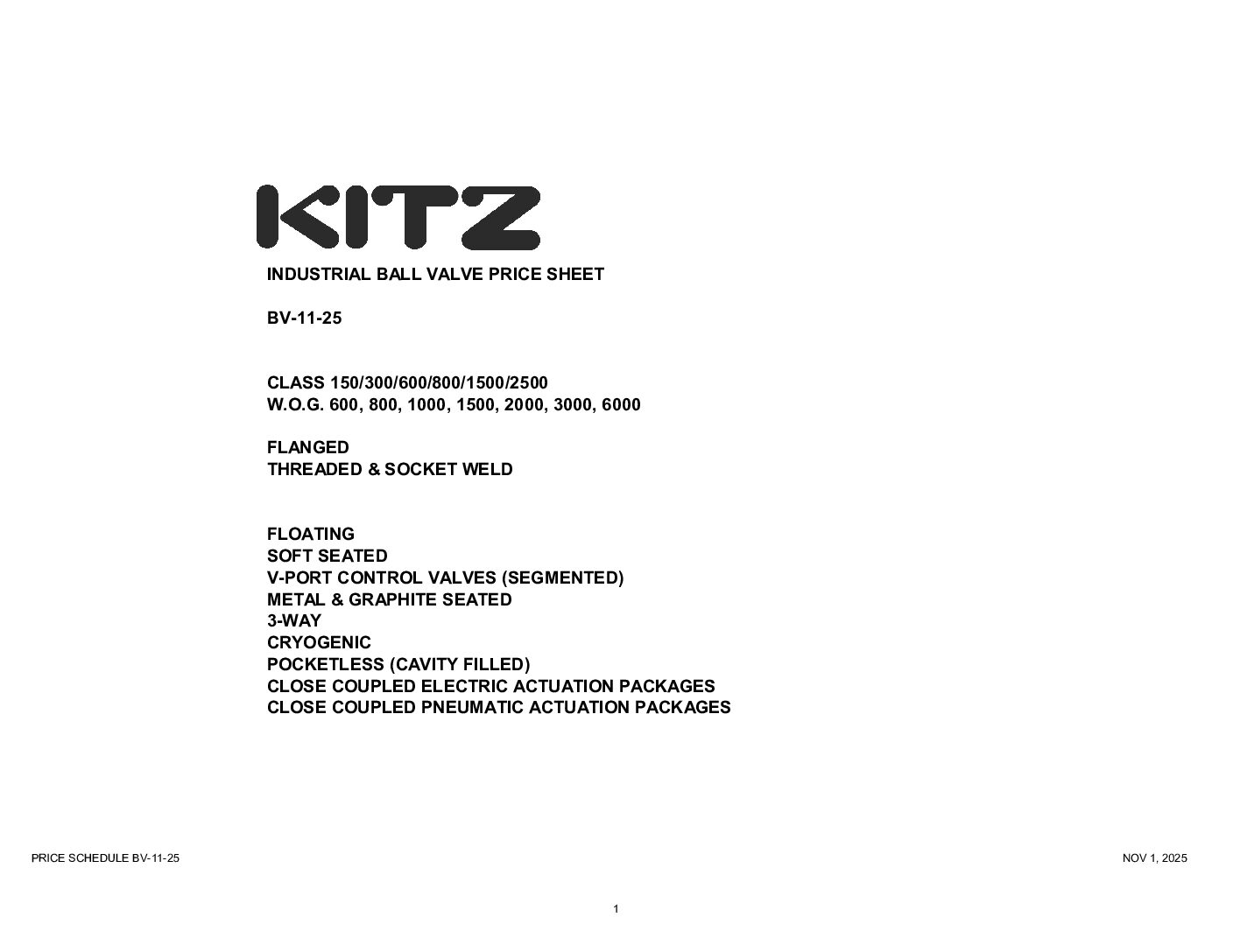 INDUSTRIAL BALL VALVES